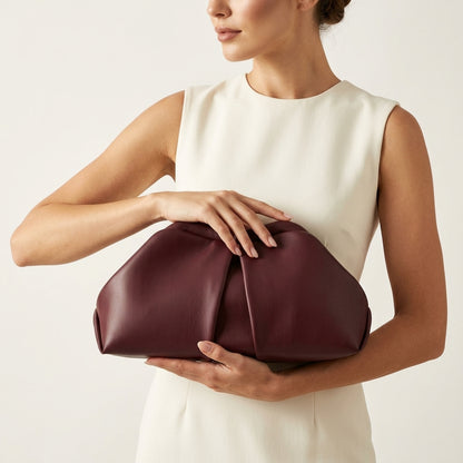 Sac à Main Drapé avec Bandoulière Chaîne